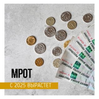 В России увеличат МРОТ до 22 440 ₽ с 1 января 2025 года